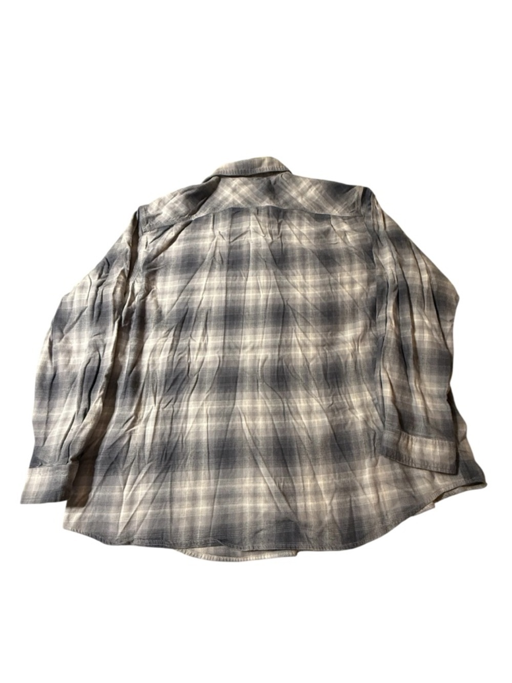 Carhartt Shirt Men’s 4XL Long Sleeve Button Down Blue Plaid Outdoor Workwear - Picture 3 of 3